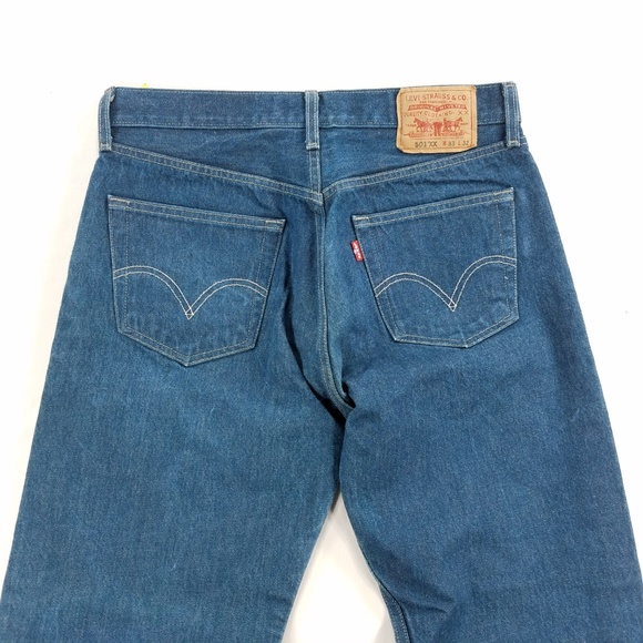 Levi's Other - Levis 501 XX Jeans Med Blue Straight High-Rise Men’s 33x32 (32x29.5) VTG Mexico